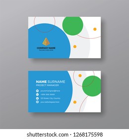 Creative business card design template