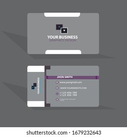 Creative Business card design template. it is colorful design.