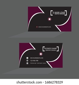 Creative Business card design template.