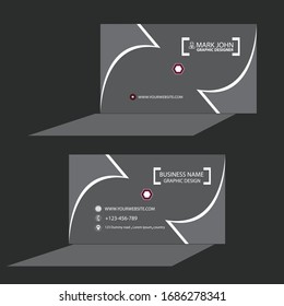 Creative Business card design template.
