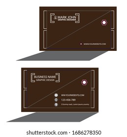 Creative Business card design template.