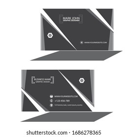 Creative Business card design template.