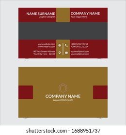 Plantilla de diseño de tarjeta de presentación creativa