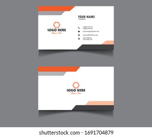 Creative Business card Design Template, Vector 