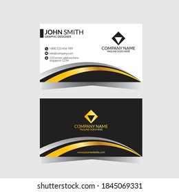 plantilla de diseño creativo de tarjetas de visita.