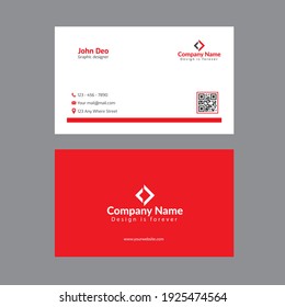 Creative business card design template 