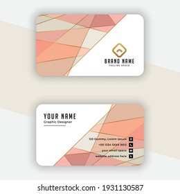 creative business card design template vector