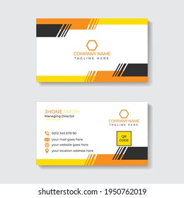 Creative business card design template