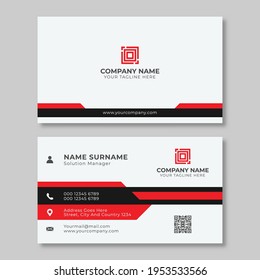 plantilla de diseño de tarjetas de visita creativa