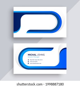 Creative business card design template