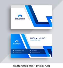Creative business card design template