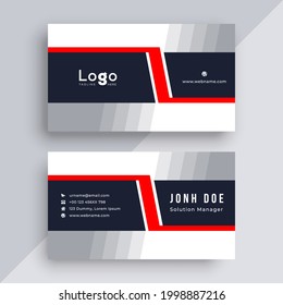 Creative business card design template