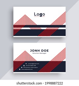 Creative business card design template