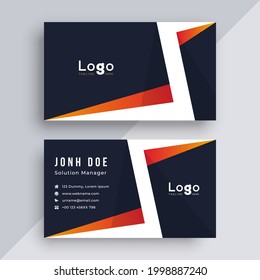 Creative business card design template
