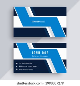 Creative business card design template