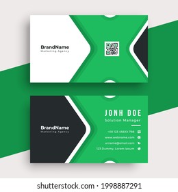 Designvorlage für kreative Visitenkarten