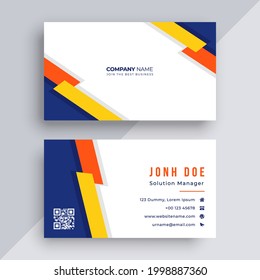 Plantilla de diseño de tarjetas de visita creativa