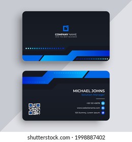 Creative business card design template