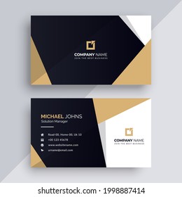 Creative business card design template