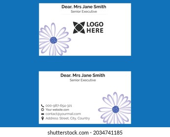 Creative business card design template 