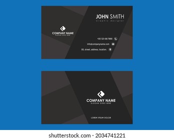 Creative business card design template 