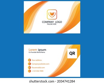 Creative business card design template 