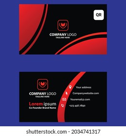 Creative business card design template 