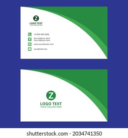 Creative business card design template 