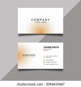 Plantilla de diseño de tarjetas de visita creativa