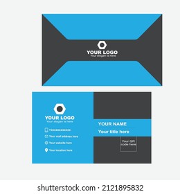 Plantilla de diseño de tarjetas de visita creativa