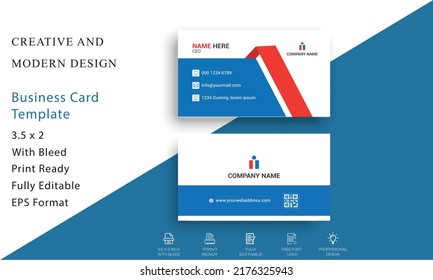 Creative Business Card Design, Card Design Template, Photos and Vector Standard Template
