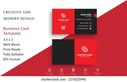 Creative Business Card Design, Card Design Template, Photos and Vector Standard Template

