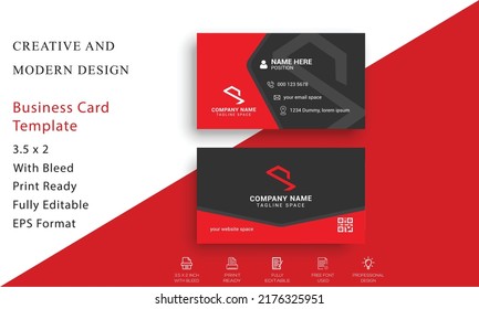 Creative Business Card Design, Card Design Template, Photos and Vector Standard Template
