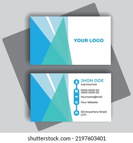 Plantilla de diseño de tarjetas de visita creativa