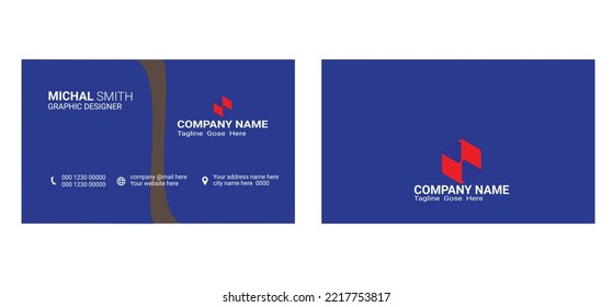 Creative business card design template 