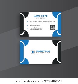 Creative Business Card Design, Card Template Design, Photos and Vector Standard Template
