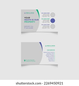 Plantilla de diseño de tarjetas de visita creativa 
