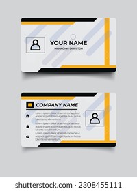 Creative business card design template