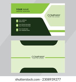 Plantilla de diseño de tarjetas de visita creativa