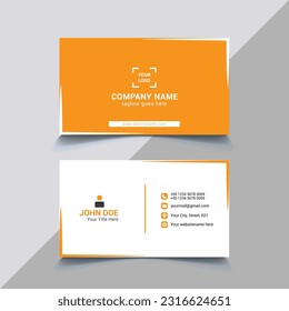 Creative business card design template. fully editable eps file