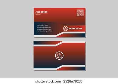 Creative business card design template