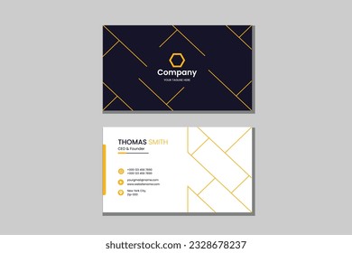 Creative business card design template