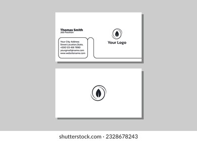 Plantilla de diseño de tarjetas de visita creativa