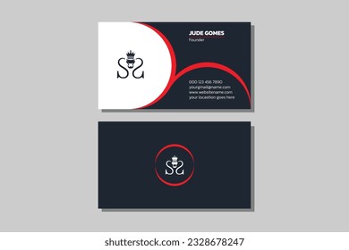 Creative business card design template