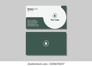 Plantilla de diseño de tarjetas de visita creativa
