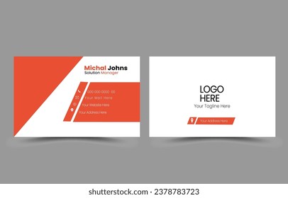 Creative Business Card Design 
Template Layout