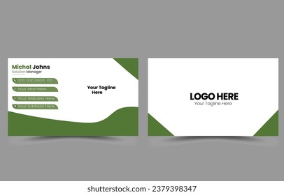 Creative Business Card Design Template
Corporate Business Card Design Layout