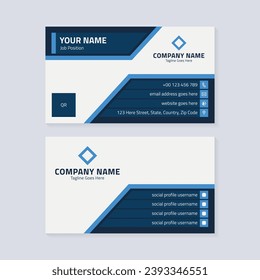Creative Business Card Design Template, Modern Visiting Card	
