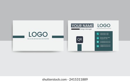 Design-Vorlage für kreative Visitenkarten 