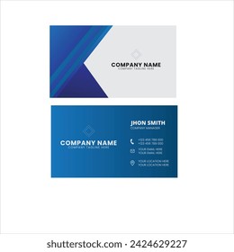 Creative Business Card design Template for marketing